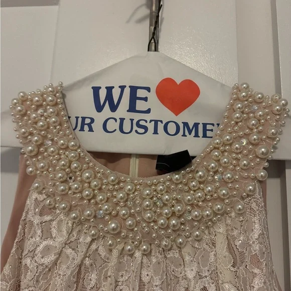 NWOT R&M Richards 8903 Long Formal Dress 8P - Picture 2 of 7